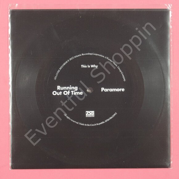 Paramore Other - Paramore - Running Out Of Time Limited Edition Flexi Disc (This Is Why)